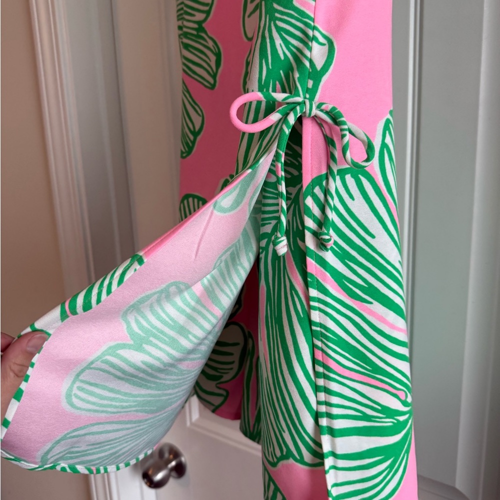 Lilly Pulitzer pink & green Donna romper, size 8 - Picture 4 of 5